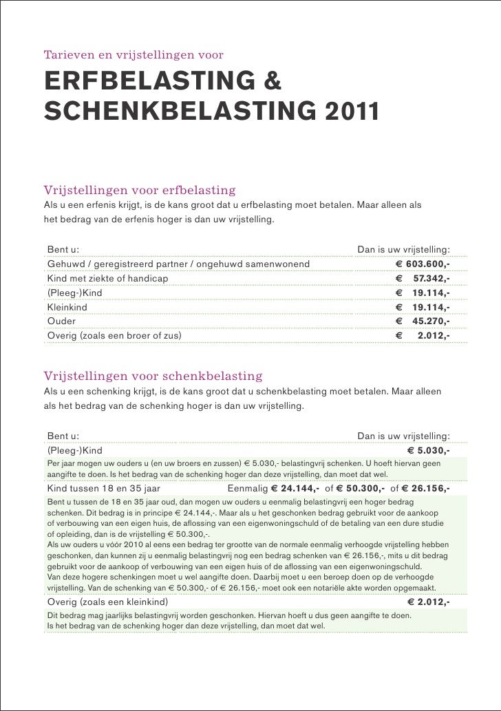 schenkbelasting kind schenkbelasting kind